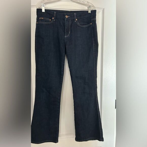 Joe's Jeans The Muse Mid Rise Women’s Flare  Leg Dark Blue Denim Jeans Size 31 - Picture 1 of 10